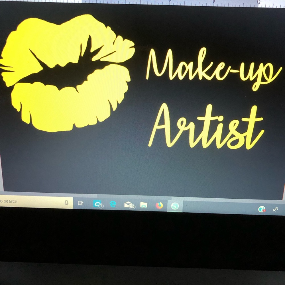 Make-up Artis shirt sample